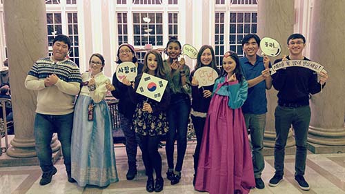 Members of the Pitt Korean Club